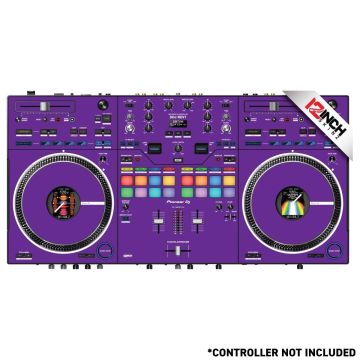 12 Inch Skinz (14) Piece Adhesive Kit for Pioneer DDJ-REV7 - Purple