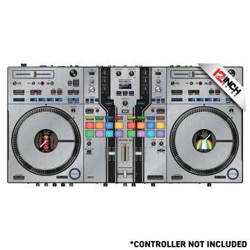 12 Inch Skinz (14) Piece Kit for DDJ-REV7 Limited Brushed Silver