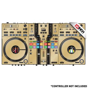 12 Inch Skinz (14) Piece Kit for DDJ-REV7 Limited Edition Brushed Gold