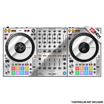 12 Inch Skinz (17) Piece Metallic Kit for DDJ-1000SRT - Mirror Silver