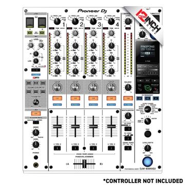 12 Inch Skinz (4) Piece Colored Kit for DJM-900NXS2 - White/Black
