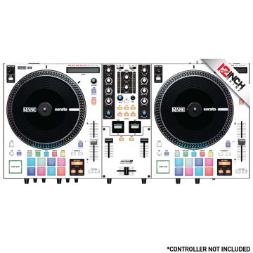 12 Inch Skinz Rane One White and Black Custom Hardware Overlays