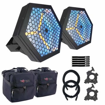 (2) Blizzard Lighting Lux Capacitor Blinders with Protective Cases