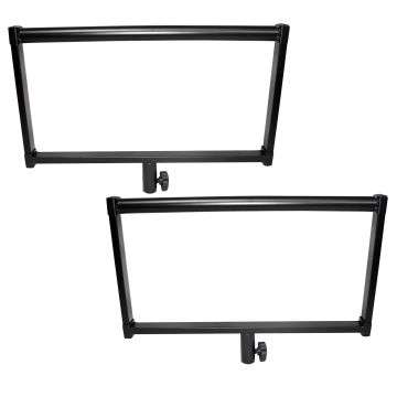 (2) ProX X-LSB26 2" Mobile Lighting Stand Brackets Package