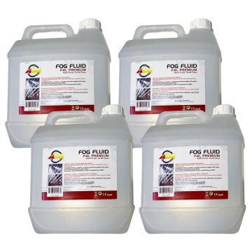 (4) American DJ F4L Premium High Quality Fog Juice 4 Liter Bottles