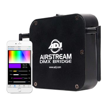 ADJ Airstream Bridge DMX WiFi to WiFly or Wired DMX Wireless Network Bridge