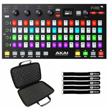 Akai Professional Fire FL Studio Performance Controller with EVA Case