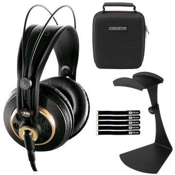 AKG K240 Studio Headphones with Table Stand & Magma Case