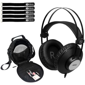 AKG K72 Closed-Back Studio Headphones with Headphone Gear Bag