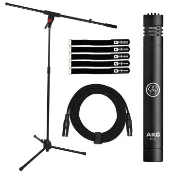 AKG P170 High-performance Instrument Microphone with Boom Stand