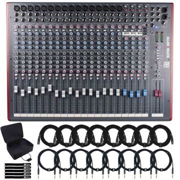Allen & Heath ZED-24 Multipurpose Mixer with Bag Package