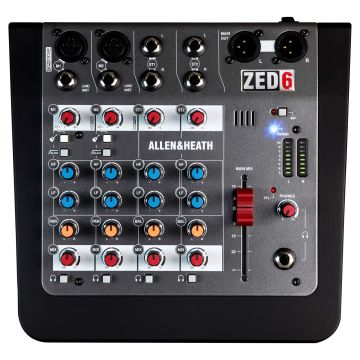 Allen & Heath ZED-6 Compact 6 Input Analogue Mixer