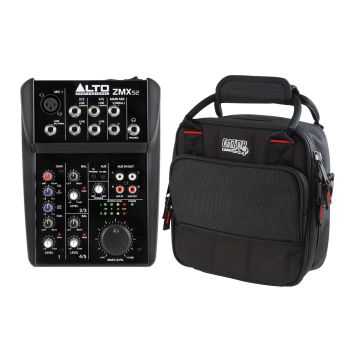 Alto Professional Zephyr ZMX52 5-Channel Compact Mixer with Mixer / Gear Bag Package