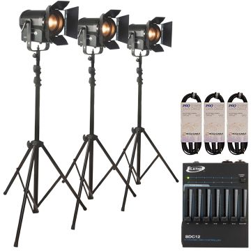 American DJ BASIC STREAM PAK Multi-Person Live Streaming Light Bundle