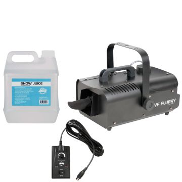 American DJ VF Flurry Pack Snow Machine Kit with Snow Gal Liquid