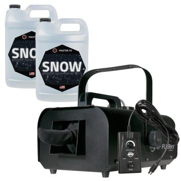 American DJ VF Flurry Snow Machine & 2 Gallons Of Snow Machine Fluid