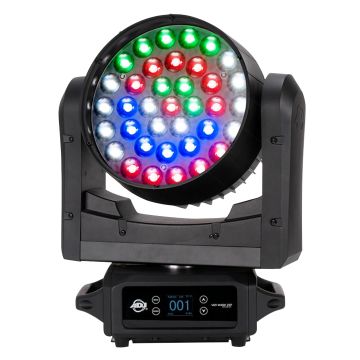 American DJ Vizi Wash Z37 Professional 20W Quad LED Moving Head Wash Fixture with Zoom