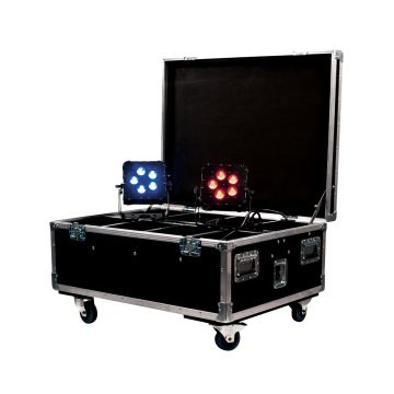 American DJ WI Flight Case for 8 ADJ WiFly Pars with Built-In Charging 
