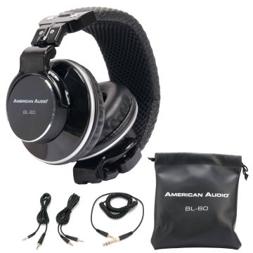 American Audio BL-60 On-Ear Professional Monitoring Headphones