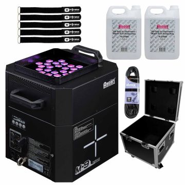 Antari M-9 RGBAW LED Multi-Position Fogger with Fog Fluid & Case