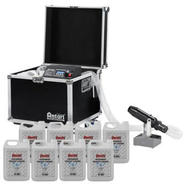 Antari S-500 Silent Snow Machine with 8 Gallons of Fluid Package