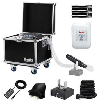 Antari S-500XL Silent Snow Machine with 20 Liter Bottle of Snow Fluid