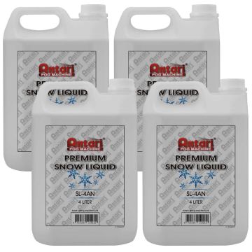 Antari SL-AN Snow Fluid 4 Liter Bottles Four Package