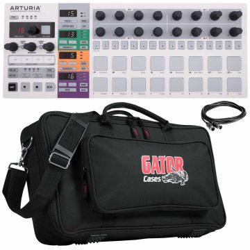 Arturia BeatStep Pro Ultimate Controller with Gator Cases GK Series Lightweight 22.5" x 11.5" x 4" Bag Package