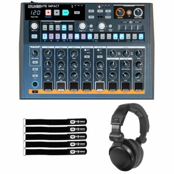 Arturia DrumBrute Impact Analog Drum Machine Package