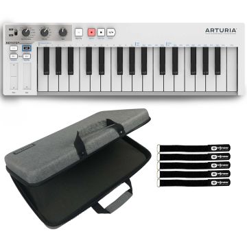Arturia KeyStep 32-note Portable USB MIDI Controller Keyboard with Controller Bag Package