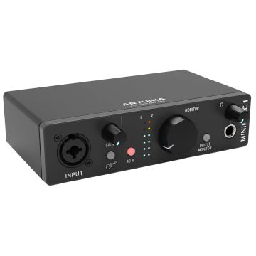 Arturia MINIFUSE-1-BLACK Portable Solo Audio Interface in Black