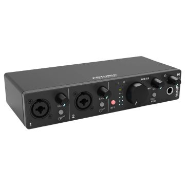 Arturia MINIFUSE-2-BLACK Flexible Dual Audio Interface in Black
