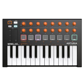 Arturia MiniLab Mk II Orange Edition MIDI Keyboard Controller