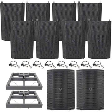 Avante Imperio MAX Maximum (8) Speaker Flown Array with Ground Subs Portable Sound System