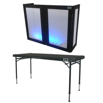 IDJNow Booth Pack 2 LED Facade and DJ Table Package Small Image