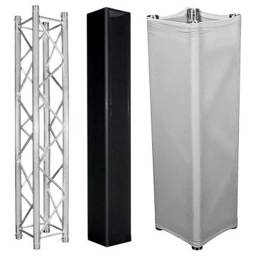 ProX XT-SQ492 4.92FT (1.50m) Square Truss Segment with Global Truss 4.92FT Truss Cover and 4.95FT Black Truss Cover Package