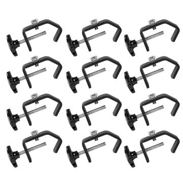 (12) Universal Light Duty C-Clamps