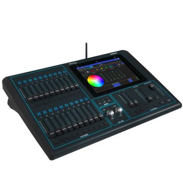 ChamSys QuickQ 10 Console DMX512 Output Port Left Front Angle View