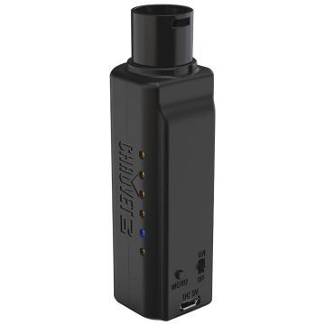 Chauvet DJ D-Fi XLR TX Battery Powered Wireless D-Fi Transmitter Left