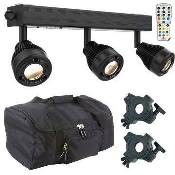 Chauvet DJ EZ Bar Battery-Powered Pin Spot Light Bar with Carry Case Package