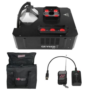 Chauvet DJ Geyser P7 Pyrotechnic-Like Fog Machine with Utility Case