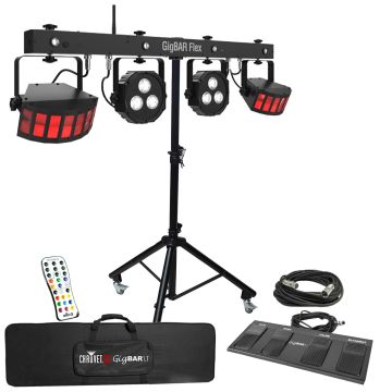 Chauvet DJ GigBar Flex Pack-n-Go Lighting System with Tripod Stand