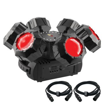 Chauvet DJ Helicopter Q6 Rotating Multi-Effect Light Package