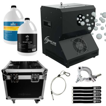 Chauvet DJ Hurricane Bubble Haze Machine with Fluid & Case