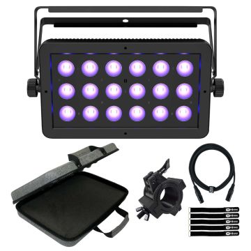 Chauvet DJ LEDSHADOW2ILS ILS Blacklight Panel Wash with Carrying Case