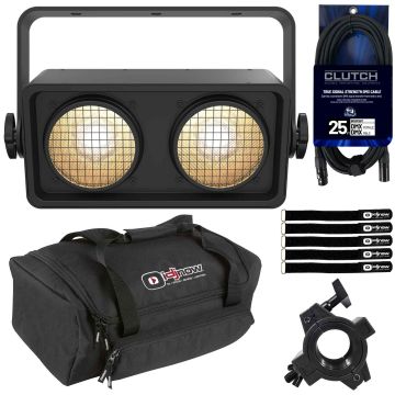Chauvet DJ Shocker 2 Dual Zone Blinder Wash Light with Case Package