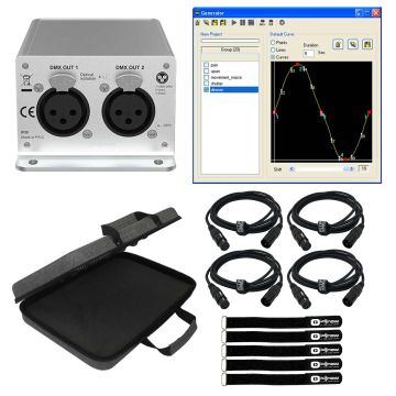 Chauvet DJ Xpress 1024 DMX Interface with Case Package