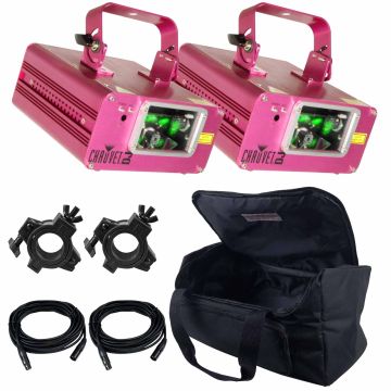 Chauvet Scorpion Dual FAT BEAM Aerial Effect Laser Package