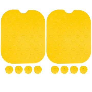 Clutch Yellow Pads & Trim Kit for Mighty Series Desktop Monitor Stands