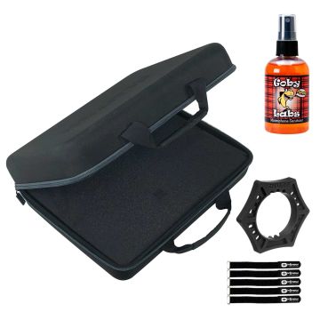 Clutch CL-E161205BK Padded Utility Case with Mic Anti Roll Device